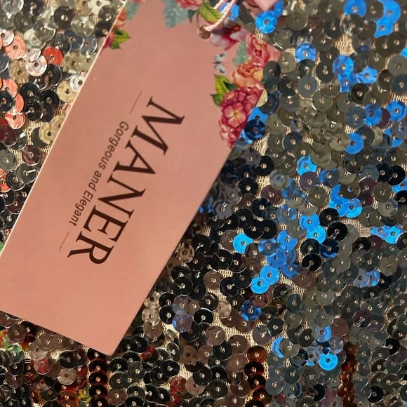 NWT Sequin Ombre Sleeveless Dress w/Perfectly in Tact Embellishments and Lined - Picture 4 of 16